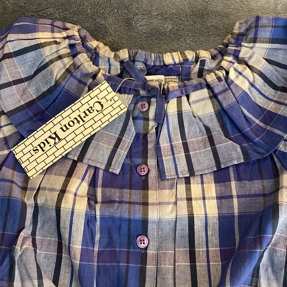 Brand New Tie Front Cotton Top - Picture 3 of 4